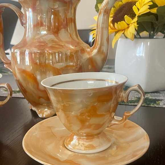 18th century porcelain tea set from Walbrzych Poland - Picture 3 of 6